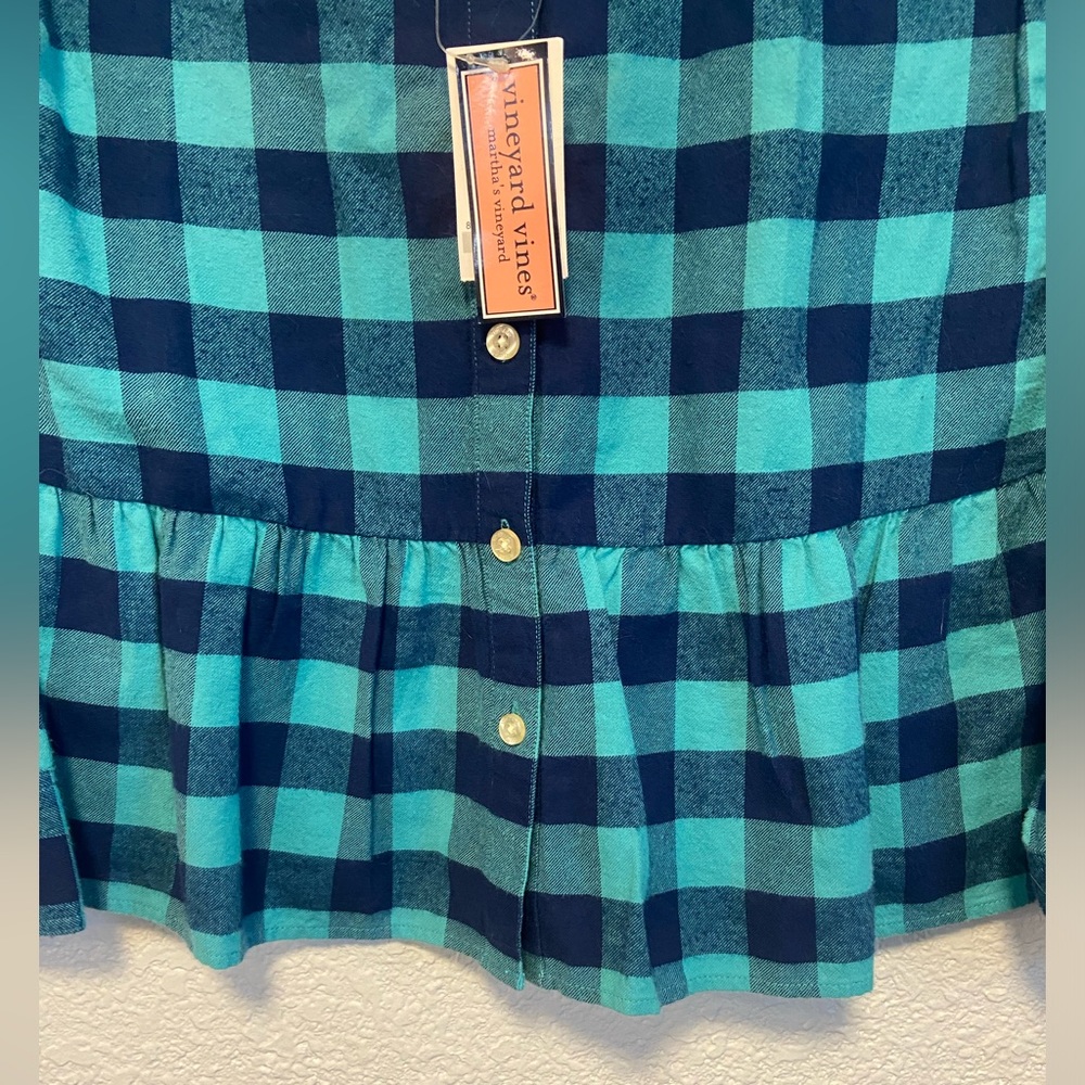 Vineyard Vines NWT Flannel Shirt Women’s Size 0 - Picture 4 of 8